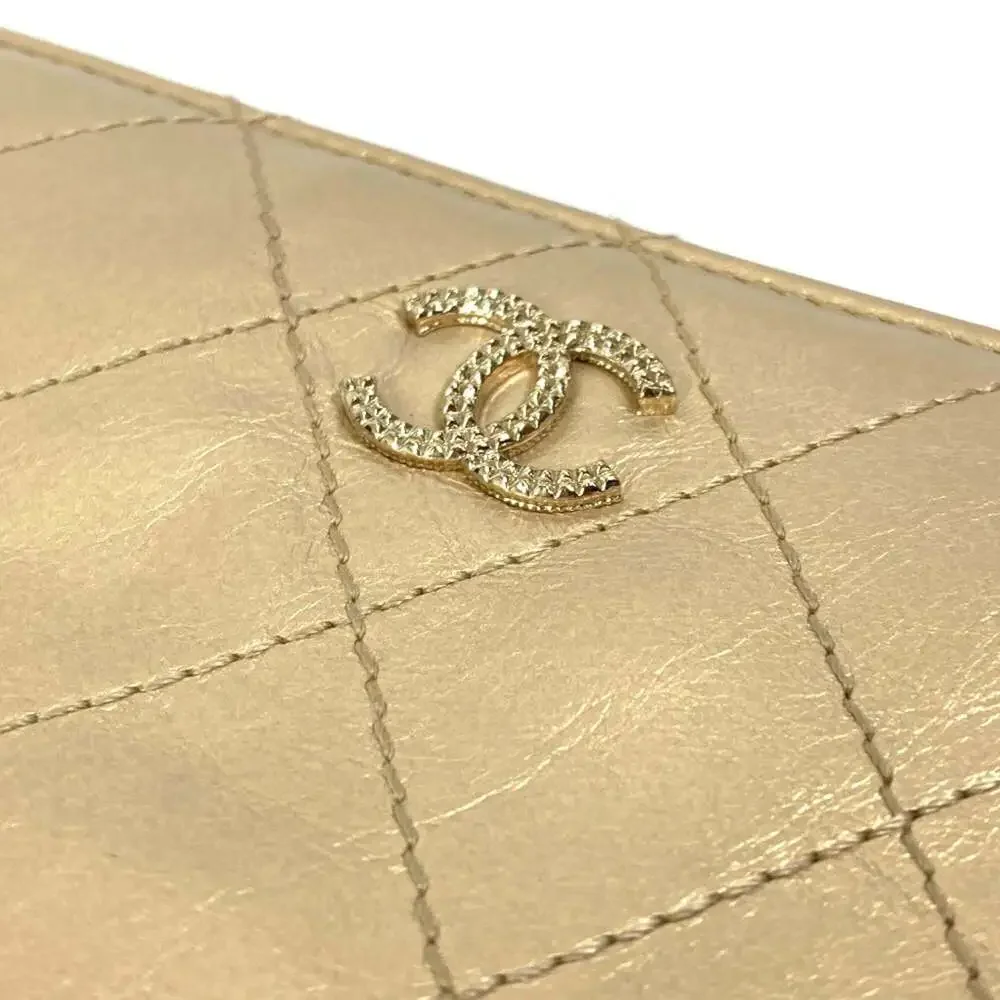 CHANEL Gold Wallet